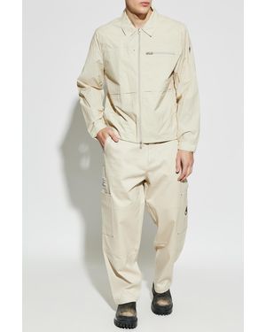 Moose Knuckles Cotton Cargo Pants - Natural