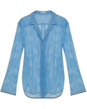 Oséree Lace Shirt - Blue