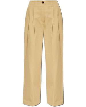 TOTEME Pleated Trousers - Natural
