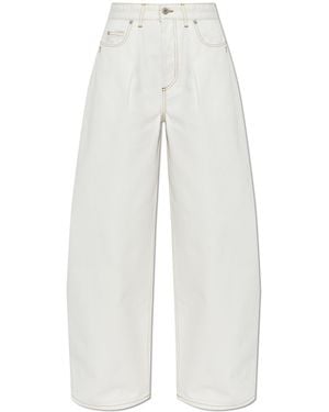 Jacquemus 'Ovalo' Jeans - White