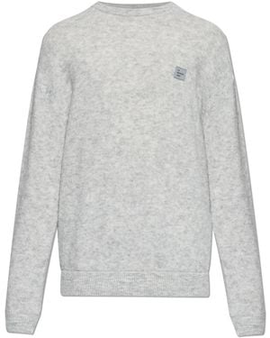 American Vintage Jumper With Logo - White