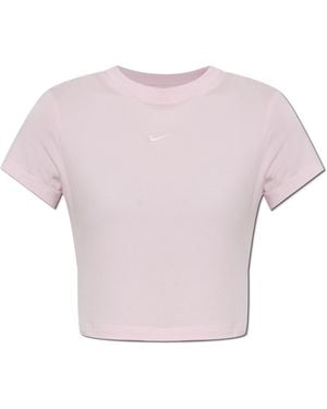 Nike T-Shirt With Logo - Pink