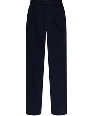 Balmain Creased Trousers - Blue