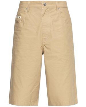 Moschino Cotton Shorts - Natural