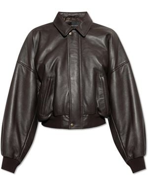 Balenciaga Leather Jacket - Black