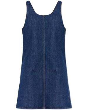 Ami Paris Denim Dress - Blue