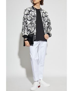 Dolce & Gabbana T-Shirt With Embroidered Logo - White