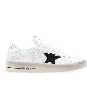 Golden Goose Stardan Low-Top Leather And Mesh Trainers - White