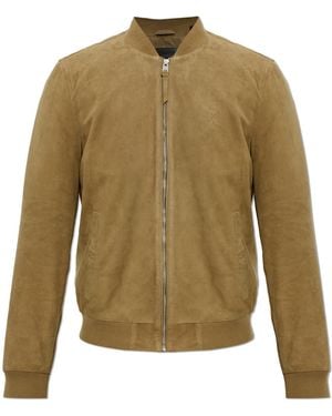 AllSaints Suede Jacket 'Morten' - Green