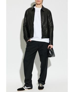 Dolce & Gabbana Leather Jacket - Black