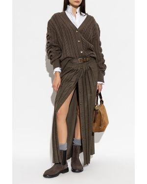 Etro Wool Cardigan - Brown