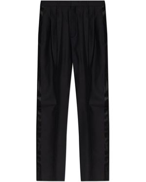DSquared² Trousers With Side Stripes - Black