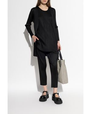 Pleats Please Issey Miyake Pleated Pants - Black