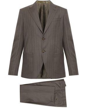 Etro Wool Suit - Grey
