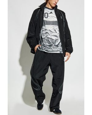 adidas Originals Nylon Pants With Logo - Black