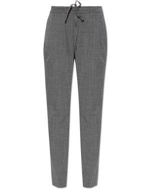 Fabiana Filippi Wool Pleated Trousers - Grey