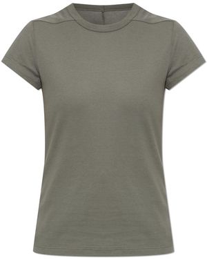 Rick Owens T-Shirt With A Crew Neck - Grey