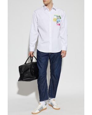 DSquared² Shirt With Patches - White