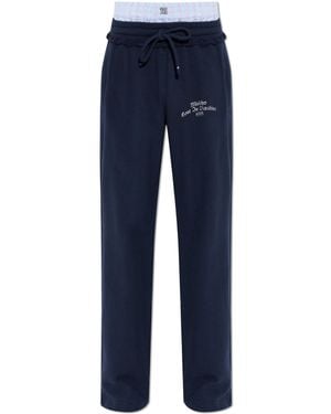 MISBHV Straight-Leg Trousers - Blue
