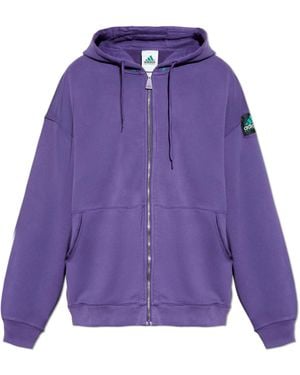 adidas Originals Sweatshirt With Logo - Purple