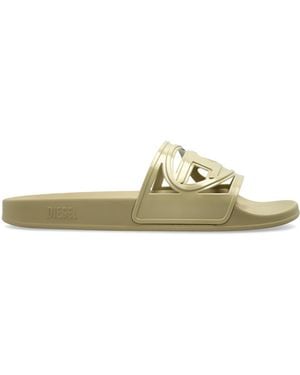 DIESEL Rubber Flip-Flops "Sa-Clyde" - Green