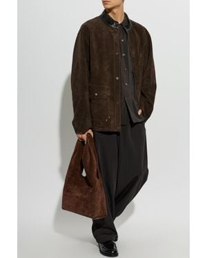 Lemaire Leather Jacket - Black