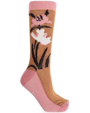 Marni Socks With Logo - Pink