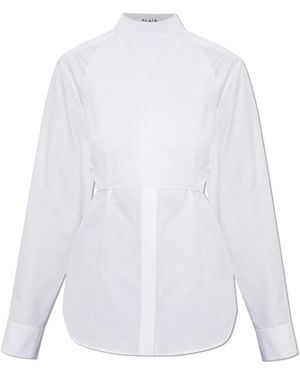 Alaïa Shirt With Decorative Panel - White