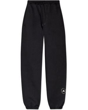 adidas By Stella McCartney Joggers With Printed Logo - Black