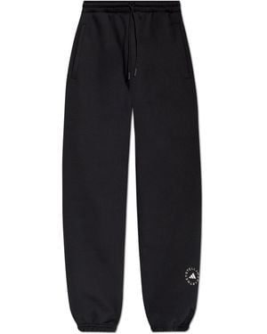 adidas By Stella McCartney Joggers With Printed Logo - Black