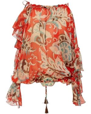 Etro Patterned Top - Red