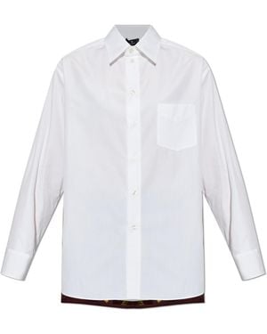 Etro Shirt Made From Mixed Fabrics - White