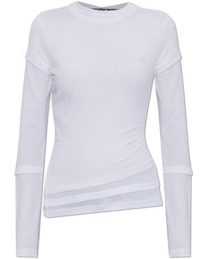Alexander Wang Long Sleeve T-Shirt - White