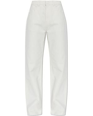 Ami Paris Straight-Leg Jeans - White