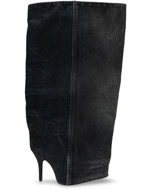 Balenciaga Boots With Distressing - Black
