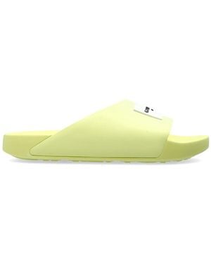 Givenchy Slides With Logo - Yellow