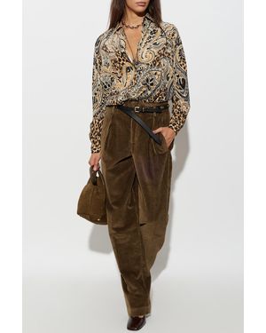 Etro Corduroy Pants - Natural