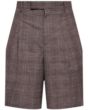 Jil Sander Wool Shorts - Brown