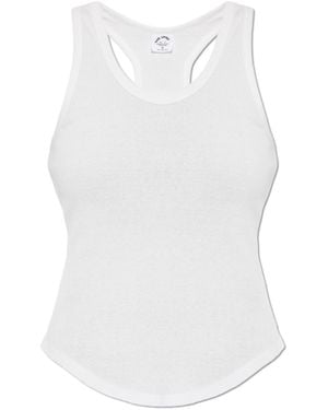 The Upside Ribbed Top 'Frankie' - White