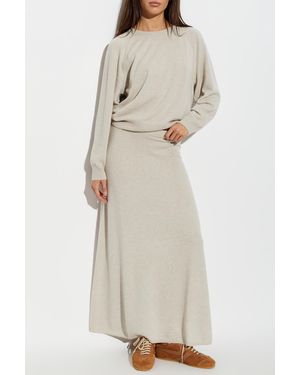Lisa Yang Cashmere Skirt 'Dolly' - Natural