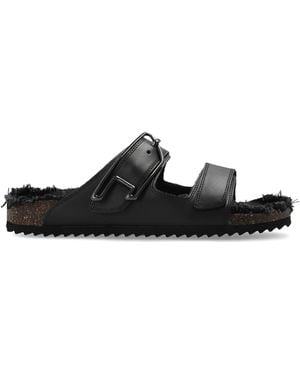 DIESEL "D-Woodstock" Slides - Black