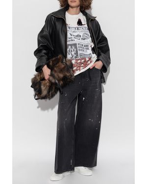 Dolce & Gabbana Top With A Vintage Effect - Black