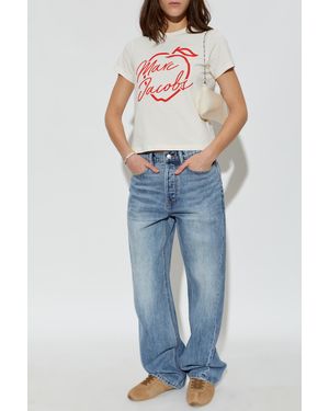 Marc Jacobs T-Shirt With Logo - Blue