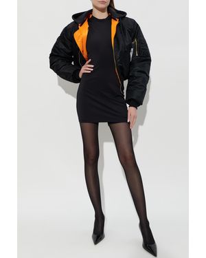 Vetements Dress With Built-In Shorts - Black