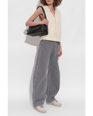 Lemaire High-Waisted Jeans - Gray
