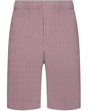 Homme Plissé Issey Miyake Pleated Trousers - Purple
