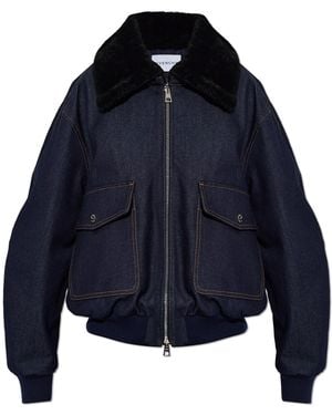 Givenchy Denim Jacket With Pockets - Blue
