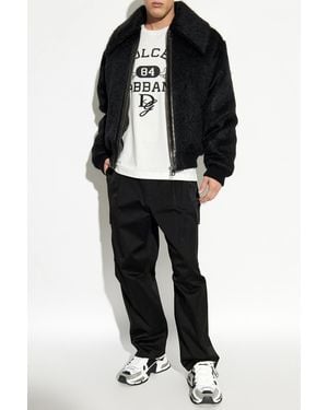 Dolce & Gabbana Cotton Pants Type Cargo - Black