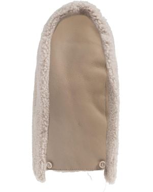 Bogner Leather Hood - Natural