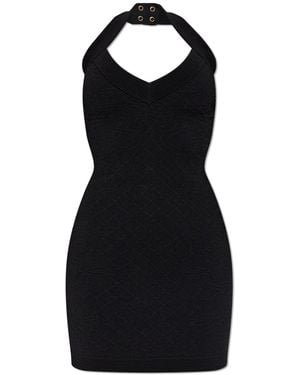 Balmain Fitted Dress - Black